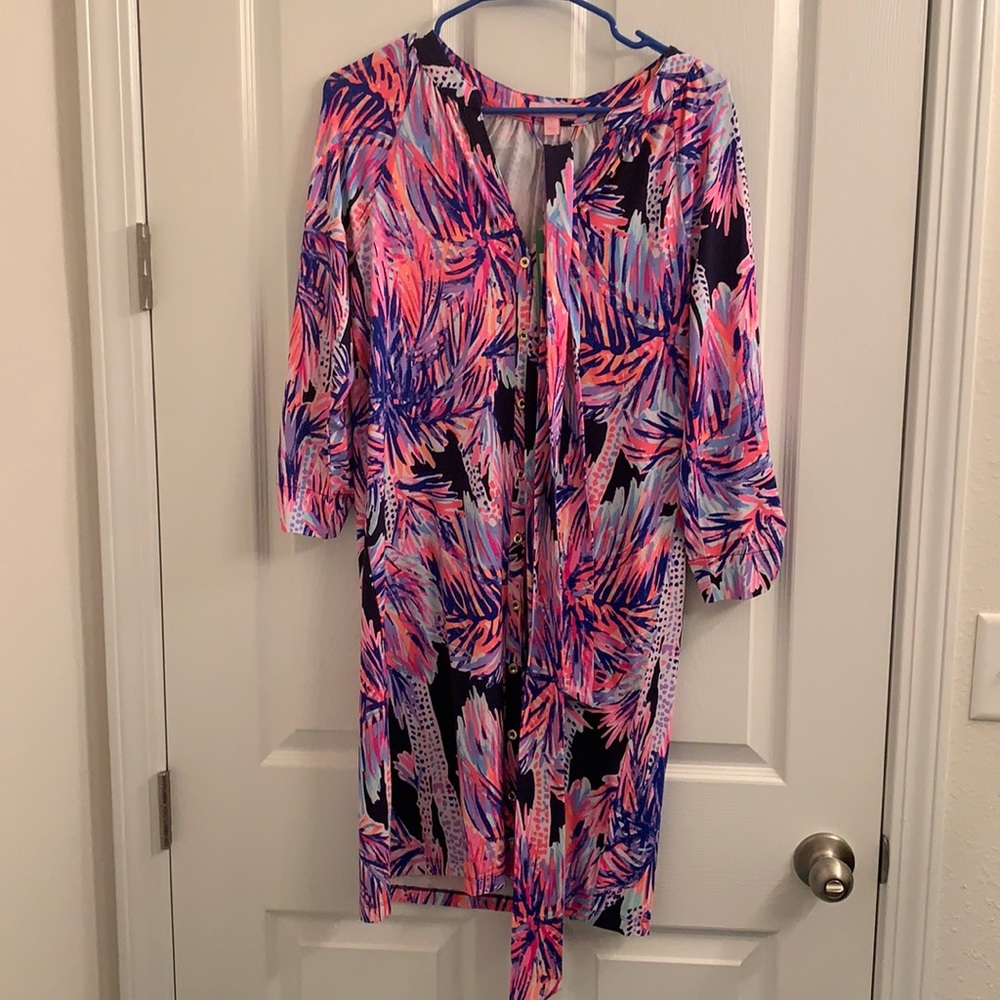 NWT Lilly Pulitzer Baylor Dress Palms Up size S